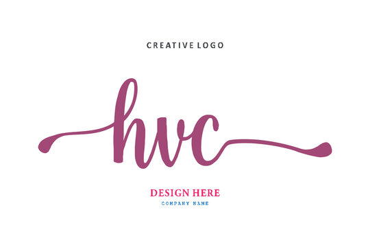 HVC lettering logo is simple, easy to understand and authoritative