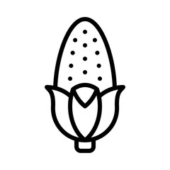 Corn icon, Thanksgiving related vector