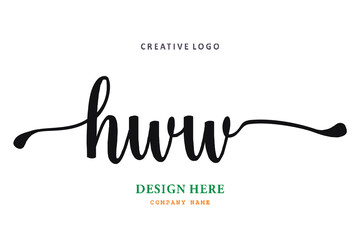HWW lettering logo is simple, easy to understand and authoritative