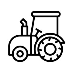 Tractor icon, Thanksgiving related vector