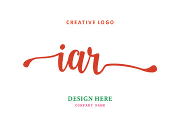 IAR lettering logo is simple, easy to understand and authoritative