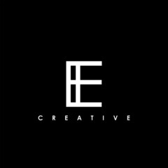 E Letter Initial Logo Design Template Vector Illustration