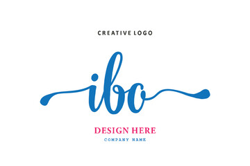 IBO lettering logo is simple, easy to understand and authoritative