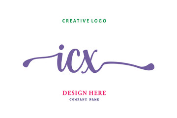 ICX lettering logo is simple, easy to understand and authoritative