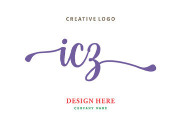 ICZ lettering logo is simple, easy to understand and authoritative