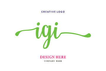 IGI lettering logo is simple, easy to understand and authoritative