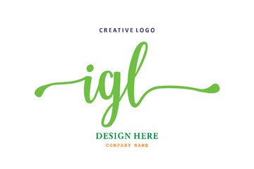 IGL lettering logo is simple, easy to understand and authoritative