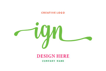 IGN lettering logo is simple, easy to understand and authoritative