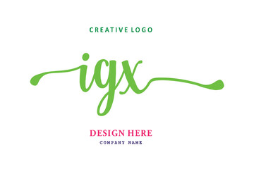 IGX lettering logo is simple, easy to understand and authoritative