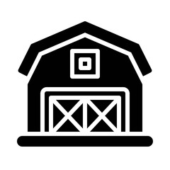 Barn icon, Thanksgiving related vector