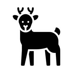 Deer icon, Thanksgiving related vector