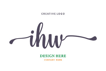 IHW lettering logo is simple, easy to understand and authoritative