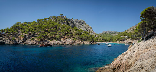Obraz premium Cala Murta, pollença, Mallorca, balearic islands, Spain