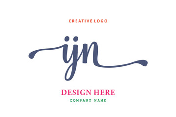 IJN lettering logo is simple, easy to understand and authoritative