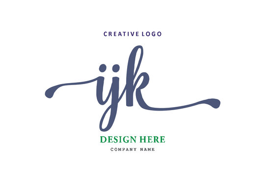 IJK lettering logo is simple, easy to understand and authoritative
