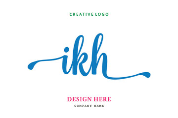 IKH lettering logo is simple, easy to understand and authoritative