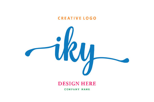 IKY lettering logo is simple, easy to understand and authoritative