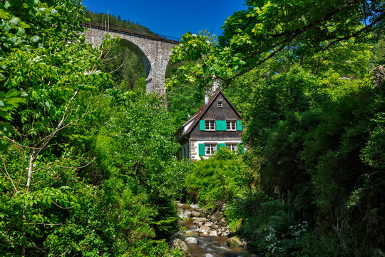 H&ouml;llental Viaduct near Hinterzarten, Germany