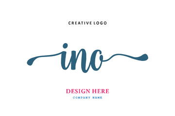 INO lettering logo is simple, easy to understand and authoritative