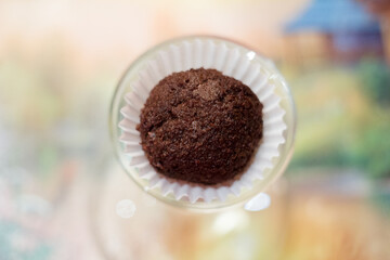 tasty round mini cakes. delicious for holidays