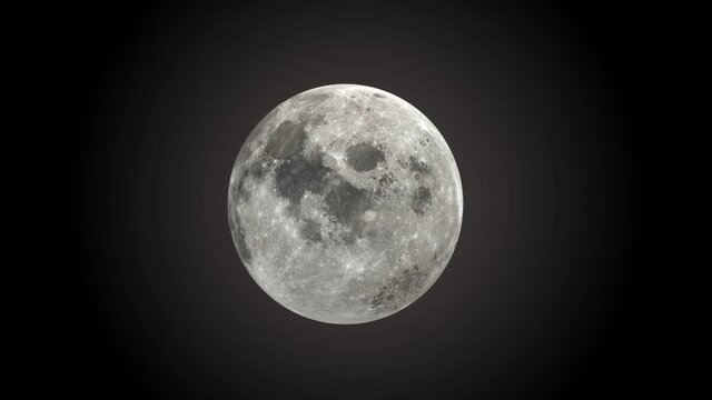It is a video of the rotating moon.