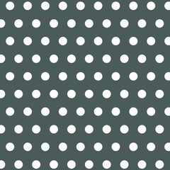 White dot pattern on gray background. Simple Pastel and modern style textile design