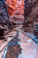 canyon of the river