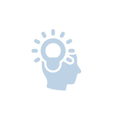 idea, insight and creative thinking icon