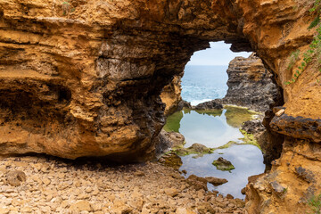 cave in the sea