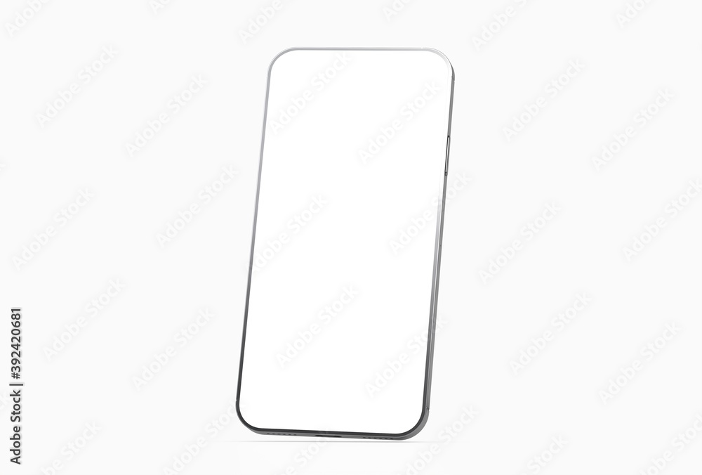 Poster digital smartphone device mobile phone 3d isolated