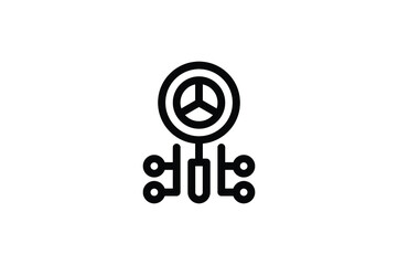 Big Data Icon - Searching System