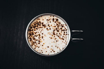 Cup of coffee on the table