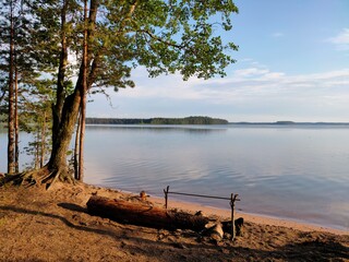 Picnic on the shore of the 