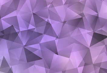 Light Purple vector polygon abstract layout.