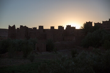 Fototapeta premium Ait Benhaddou, Dades kloof, Gorges du Dades, Hoge Atlas 