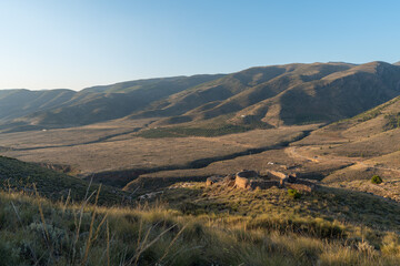 Mountainous landscape in southern Spain