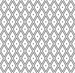 Abstract seamless geometric diamonds pattern.