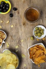 Assortment of Snacks at home