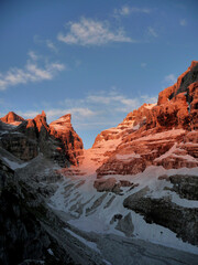 Bocchette mountain tour, Brenta, Dolomites, Italy