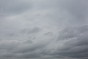 Obraz premium Cloudy sky with gray clouds. Storm