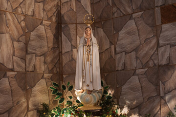 christmas decoration on the wall