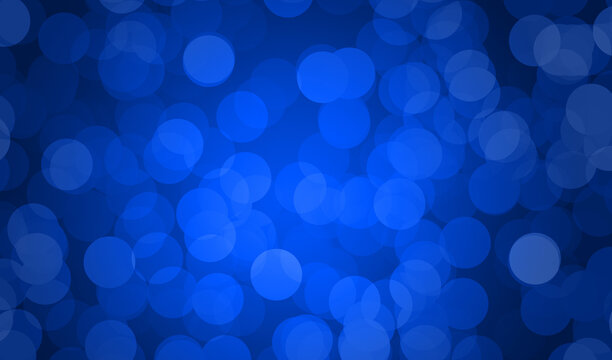 Fondo azul con c&iacute;rculos de efecto bokeh.