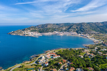 Fototapeta premium The beautiful village of puerto de la selva Costa Brava, Catalonia, Spain