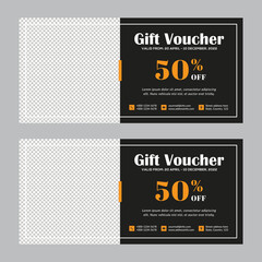 Vector illustration, creative business voucher template can be used for all Fashion needs