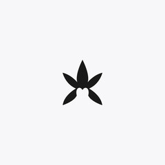 cannabis logo vector design template download