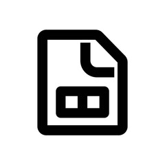 Obraz premium File Icon - Vector Illustration .