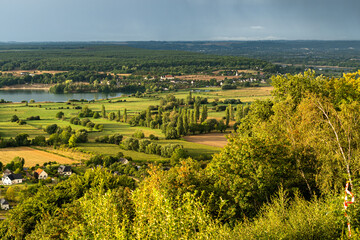 Fototapeta na wymiar panorama boucle de la seine - 26