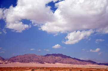 Jeep safari.Photos were taken while driving. Desert of Sinai Peninsula, Egypt. Near Sharm El Sheikh