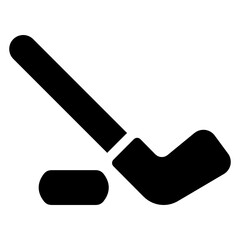 
Golf hit icon in filled design, golf tournament concept 
