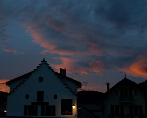 Villard De Lans entre chien et loup en Novembre 2020